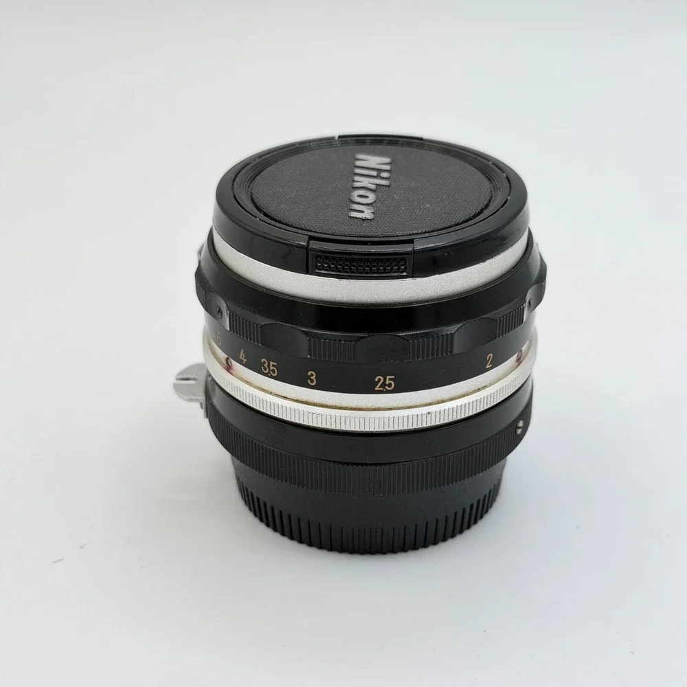 Nikon Nikkor-S Auto 5cm 50mm f2 Non-AI Lens Nippon Kogaku Japan 565596